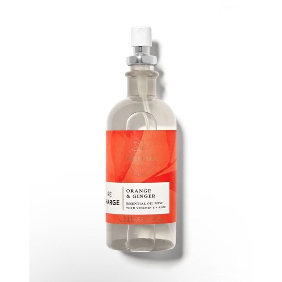 Aromatherapy Bath and Body Works Essential Oil Mist 5.3 oz - Orange & Ginger - Picture 1 of 5